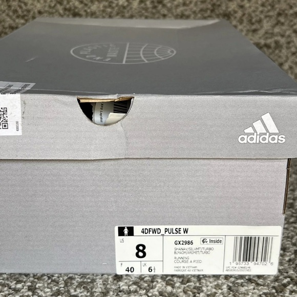 adidas 4DFWD Pulse blue running shoes 8 Women Size NWB - Picture 2 of 11